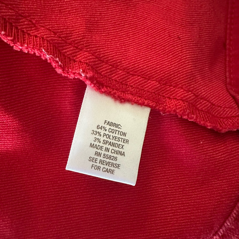 DB established red denim vest - Picture 6 of 8